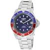 Invicta Pro Diver Orologio da Uomo in acciaio inossidabile con movimento Automatico - 40mm, Rosso/Argento