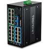 Trendnet TI-PG262 switch di rete Non gestito Gigabit Ethernet (10/100/1000) Supporto Power over (PoE) Nero [TI-PG262]