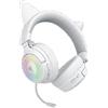 Razer Cuffia con microfono Razer Kraken Kitty V3 Pro - White Auricolare Con cavo e senza A Padiglione Gaming USB tipo Bluetooth Bianco [RZ04-05170400-R3M1]