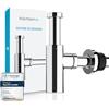 Bächlein Sifone di design universale per lavabo e mobile lavabo - piletta che si adatta perfettamente - sifone antiodore con apertura per la pulizia