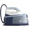 Philips Ferro da stiro con Generatore di Vapore Serie 3000, 2400W, 120g/min di Vapore Continuo, Colpo Vapore da 350g, 6 Bar, Vapore Verticale, Piastra in Ceramica, Azzurro Intenso (PSG3000/20)