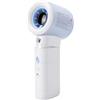 TOPINCN Ventilatore Portatile Ad Alta velocità con Nebulizzazione, Spruzzo a 2 modalità con Regolazione Continua della velocità e Display Digitale, Ventola Turbos Portatile Ricaricabile (WHITE)