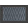 Relaxdays zerbino in polipropilene zigzag, resistente intemperie, grigio