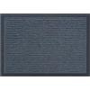Relaxdays tappetino in polipropilene a strisce, resistente, antiscivolo, per interni/esterni, grigio