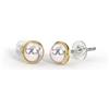 Bjt405 Orecchini Perla Swarovski 5Mm Gold Plated