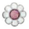 SANICO SRL Orecchino Sterile Bjt713 Sts Rose Flower