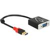DELOCK USB3.0 Kabel A -> D-Sub15 St/Bu 0.20m schwarz