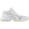 Mizuno Wave Lightning Elite Mid White/Balsam Green/Ambrosia da Donna