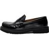 SELECTED MEN Loafer, Slhhugo Leather Plain Penny Mocassini Uomo, Nero, 43 EU