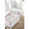 PIELSA Baby - 1377-14 | Bebe Savana | Bebe Culla | Sabana Bebe Inverno | Sabana Bebe Estate | Lenzuola Culla | Colore Rosa | Dimensioni 86 x 100