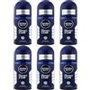Nivea Men Protect & Care Deodorante Roll-On a 3 strati: con freschezza, protezione deodorante e cura antitraspirante 72 ore, protezione senza alcool, 50 ml (confezione da 6)