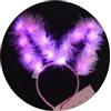 TERNCOEW Cerchietto con orecchie a LED che si illuminano con orecchie, fasce per capelli, accessori per capelli, decorazioni per feste