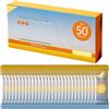 QEEROYO 50 Mini Crema Solares Da Viaggio, Protezione Solares Mini Tubo, SPF 50+ Crema Solare, Protezione Solare Impermeabile Azione Idratante e Duratura