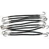 Hrtyvhin Set di 10 elastici per capelli gancio per coda di cavallo doppio gancio fasce per capelli fascia per capelli donna accessorio per capelli elegante