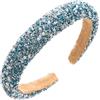 JTQYFI Lussuoso Nastro Strass Glitter Hairhoop Per Le Donne Abbigliamento Flessibile E Sicuro Per Eleganti Acconciature Formali