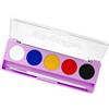 Storage Bag 5 Colori Acqua Attivato Eye Liner Tavolozze Con Pennello Lunga Durata Pittura Trucco Per Halloween Viso Vernice Teatrale Cosmetico