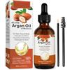 YOHOCS Olio di argan attivo dal Marocco per capelli, viso e corpo, 100% puro e naturale, spremuto a freddo, vegano, 60 ml
