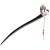 COOLHOOD 1 bastone per capelli in legno fatto a mano con gatti da pesca, elegante forcina cinese per donne, accessorio per lo styling quotidiano accessori per capelli da donna