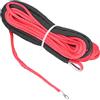 Naroote Cavo per verricello, di traino ATV in fibra sintetica resistente ai raggi UV 4,8 mm x 15 m per rimorchio per UTV(rosso)