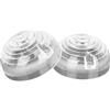 HAISENG Copertura per fanale posteriore in ABS per fanale posteriore compatibile per Defender 90 110 589284 Ombra luce freno retromarcia lampada di protezione 2 x paralumi Farmhouse Per lampade Sostituzione