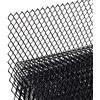AggAuto 100x33cm Nero griglia universale da corsa in 6x12mm Esagonale, griglia in lega di alluminio per auto, griglia per radiatore automobilistico