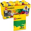 BRICK Flip LEGO Classic Scatola mattoncini creativi media + Base verde 10696 + 11023, Se...