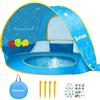 JONRRYIN Tenda da Spiaggia Bambini PopUp, Tenda Spiaggia con Mini Piscina, Te...