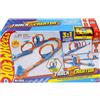 Hot Wheels Pista Triplo Loop, Set con Speed Snap Track e adattori per Costru...