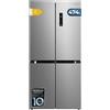 Cecotec Frigorifero 4 Porte Total No Frost di 474L Bolero CoolMarket 4D 474 Inox E. Altezza 177,5cm, Larghezza 83,3 cm, Classe E, Ultra Silenzioso, Illuminazione LED, Compressore Inverter Plus, Inox