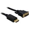 Delock DisplayPort/DVI 1 m DELOCK 24+1pin Gold [bk] [82590]
