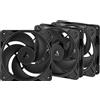 Arctic Set ventole 120x120 Arctic P12 Pro Reverse PWM 120mm 3pz Nero