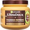 Garnier Ultra Soft - Maschera per capelli secchi, ondulati, ricci o crespi, con olio di avvocato e burro di karitè, texture ricca e cremosa, 340 ml