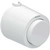 Geberit 116,047.11,1-Pulsante pneumatico a distanza 01, di superficie, per scarico WC semplice, per Sigma 8 cm, colore: bianco alpino