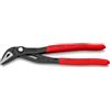 KNIPEX Cobra ES Pinza regolabile per tubi e dadi extra-affusolata in confezione Self-service bonderizzata grigia Rivestiti in resina, 87 51 250 SB