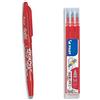 PILOT Confezione da 1 Frixion Ball + 1 set di 3 ricariche Penna cancellabil...