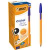 BIC Penne Blu a Sfera, Orange Original Fine, Punta 0.8mm, Confezione 20 Penne...