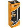 BIC Cristal Shine Penne a Sfera Punta Media, 1.00 mm, Inchiostro Nero, Confez...