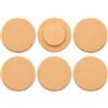 teemando® 6 coperchi per bicchieri da birra per brocche e bicchieri di grano fino a 8,4 cm di diametro, in legno di faggio, protezione da insetti e sporco nel giardino della birra, diametro 10 cm