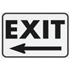 Generic Targa In Metallo Vintage Exit Black And White (Left Arrow) Targhe Metallo Decorative Tin Sign Vintage Poster Segno Lamiera Per Cucina Camera Da Letto Cafe 20X30CM