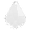 Zeiwohndc Lampadario in cristallo trasparente con prismi per lampada, pendenti, 38 mm