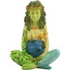 LOVIN PRODUCT Statua della Madre Terra Gaia, 15,5 cm Resina Statuetta della Dea della Fertilità, Decorazioni Yoga Dipinte a Mano, Ornamenti per la Casa, Regalo di Compleanno e Natale per Donne