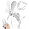 Taotalhomy Ventilatore da parete da 16,5 pollici, con telecomando e timer, USB 5 V, con 4 velocità regolabili e lame staccabili, per camere da letto, cucine, officine e dormitori