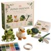 Generic Piccolo kit fai-da-te per ricamo con perline 3D di animali, set per lavori manuali con perline, progetto di perline di animali per principianti ed appassionati di artigianato, decorazione da scrivania