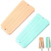 RVYEIOP 2 Pezzi Porta Piastra per Capelli in Silicone Termoresistente, Custodia Protettiva per Arricciacapelli e Styler, Tappetino Isolante da Viaggio per, (Verde e Nude)