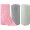 SZQIUNUBI 3 Rotoli Rotolo di Panni in Microfibra Panni in Microfibra per Pulizia Casa Strappabili 20 Fogli per Rullo 25 cm X 25 cm per Cucina/Auto/Finestre (Grigio, Rosa, Verde)
