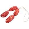 Artibetter Decorazione Salame Finta Rossa in Pvc Realistica per Cucina e Vetrine, Set 1 Pezzo, Oggetto Scenico Salume Simulato Salvaspazio e Durevole