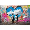 Palais Royal Quadro con Dettagli Dipinti a Mano su Tela Wall 120x80cm