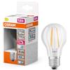 OSRAM Lamps Lampada LED, Forma a Lampadina, E27, 5.8 Watt, Trasparente, Bianco Freddo, 4000 Kelvin