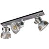 Eglo lampada da soffitto Barnstaple, plafoniera vintage a tre punti