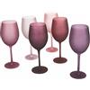 Villa d'Este Home Tivoli Happy Hour Provence Set 6 calici frosted in vetro 550 ml